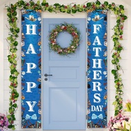 Happy Fathers Day Decorations First Fathers Day Porch Banner Super Dad Family Party Decor Fathers Da
