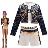 KPop Demon Hunters KPop Demon Hunters Popular Singer Lumi COS Cosplay Costume Girls Costume 0107