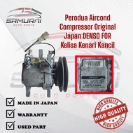 Perodua Aircond Compressor Original Japan DENSO For Kelisa/Kenari/Kancil