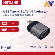 Netline USB Type-C to VGA Dongle
