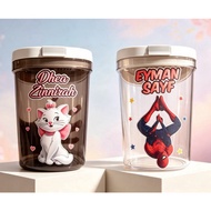 Sticker Custom Nama Bekas Susu Bewarna (Botol Air/Bekas Susu/ Bekas Makanan)