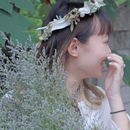 - 浪漫約定 - 乾燥花 繡球永生花 婚禮 頭冠花