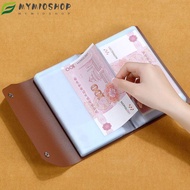 MIOSHOP 100 Envelopes Money Saving Challenge, Save Money PU Money Collection Book, Gift Waterproof R