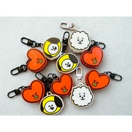 3D Printed BTS BT21 Fidget Clicker Keychain