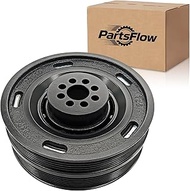 Engine Harmonic Balancer Crankshaft Pulley 594-751 Compatible with Audi A4 A5 A6 A7 A8 Quattro Q5 Q7