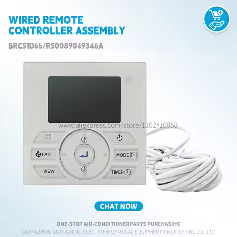 New wired remote controller Assembly BRC51D66 for Daikin VRV Indoor unit Thermostat Air Conditioner 