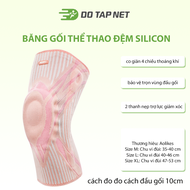 Băng Gối Thể Thao Aolikes Đệm Silicon Bảo Vệ Đầu Gối Chạy Bộ Đá Bóng