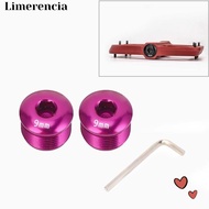 LIMERENCIA 2PCS Cycle Pedal Dust Cap, Aluminum Alloy M14 Thread Cycle Pedal Dust Cover, Durable 9mm 
