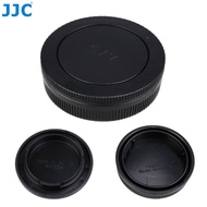 JJC L-R15 Canon EF-M Mount Camera Body Cap &amp; Rear Lens Cap Cover Kit (2 PCS Pack)  for Canon EF-M Mount Camera &amp; Lens Canon EOS M50 Mark II M5 M6 Mark II M M3 M10 M100 M200