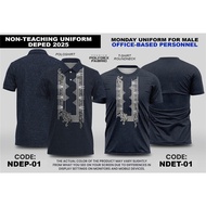 FOR CLASSROOM -BASED PERSONNEL TEACHIG UNIFORMS DEPED 2025 POLO AND T-SHIRTS FULL SUBLIMATION SHIRT 