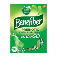 พร้อมส่ง!!Benefiber Natural Fibre Supplement On-the-Go Stick 28 Pack ผงไฟเบอร์ใยอาหาร Benefiber เสริ