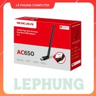 USB Wifi Mercusys MU6H dual band AC650 | 2 bands 2.4 & 5.0 GHz -