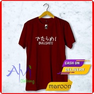 kaos distro BULSHIT / kaos murah kaos jepang kanji / anime / terlaris bandung / alvi store20 / kekin