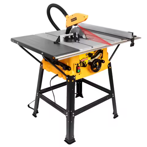 KOMIYA Table Saw 255mm 10 Inch Wood Cutting Dust Free With Extension Portable Woodworking Machine