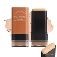 Korean Hydrating Lightweight Foundation Stick, Flawless Eraser Foundation Stick with Built-In Brush,