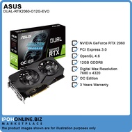 Asus Dual Series NVIDIA GeForce RTX 2060 OC Edition 12GB GDDR6 HDMI DVI DP Graphic Card - DUAL-RTX20