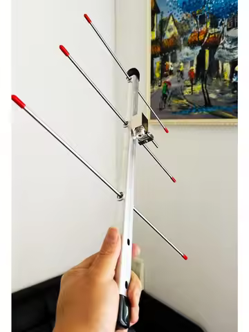 UHF Yagi Antenna High Gain 3 Elements HAM Radio Detachable and Portable Adjustable 420-450MHz