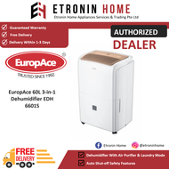 EuropAce 60L 3-in-1 Dehumidifier EDH 6601S