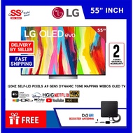 【DELIVERY BY SELLER 】LG 55" OLED55C2PSA 4K Smart SELF-LIT OLED TV with AI ThinQ® (2022)