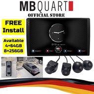 MB Quart Android Player With 360 Camera 4+64GB or 8+256GB 2K Resolution Screen Car Android With 360 