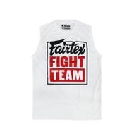 Fairtex Cotton Jersey - MTT45 - White/Red