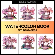 ColourCrafters Watercolour Drawing Book Spring Gazebo 200gsm 300gsm Watercolour Paper