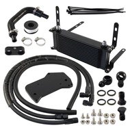 Oil Cooler Kit 14 Row AN8 For VW Audi VAG Golf GTI /R MK7 DQ381 DQ380 DQ500 7DSG 2.0 TSI Engine Alum