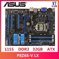 Desktop motherboard Asus P8Z68-V LX socket Z68 LGA 1155 i3 i5 i7 DDR3 32G ATX UEFI BIOS used for BV6