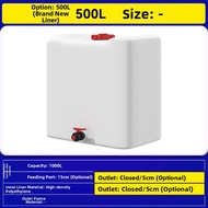 New Ibc 500L Square Plastic Barrel Water Tank Chemical Diesel Tank Hoisting Storage Container withou