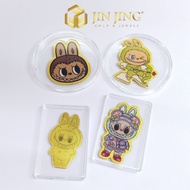 SMART JIN JING GOLD AU999 LBB PHONE STICKER 0.10g