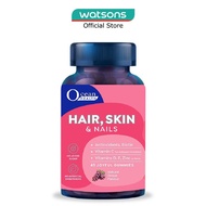 OCEAN HEALTH Hair, Skin & Nails, Natural Grape Flavour (For Collagen Formation, Vitamins D, E, Zinc 
