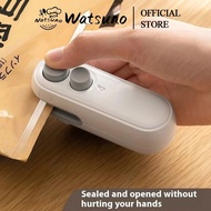 Watsuno Mini Food Sealer USB Rechargeable Snack Plastic Bag Heat Sealer, Sealing Machine