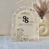 FRAME MAS KAHWIN HANTARAN /IJAB QABUL PLAT KAYU PLAT HANTARAN MAS KAHWIN