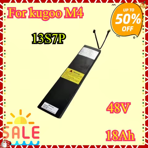 18650 13S7P Lithium-ion Battery Pack 48V 18Ah High-power Rechargeable Battery For KUGOO M4 Pro Elect
