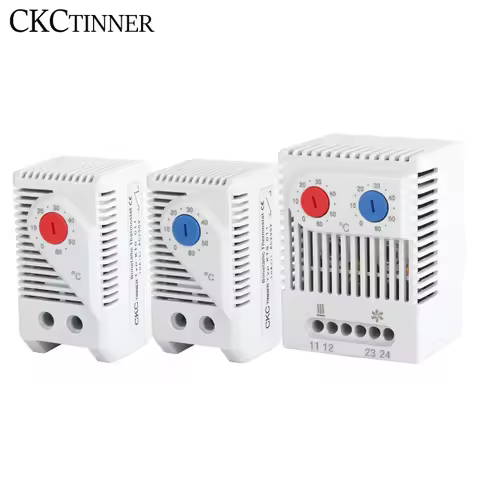 1pcs Cabinet Mini Thermostat KTO011 KTS011 ZRO011 Normally Open/Normally Closed Compact Mechanical T