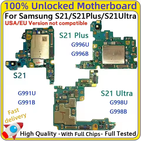 EU US Version Unlocked For Samsung Galaxy 5G S21 Ultra G998B G998U S21 Plus G991B/U G996B G996U S21F