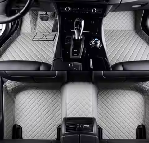 Custom Car Floor Mats For BMW X1 E84 2009-2015 Auto Leather Foot Mat Rugs Carpet Pads