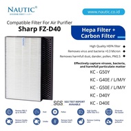 Filter Air Purifier KC G50Y W / KC-G40Y / KC-D40Y / FZ-D40HFE