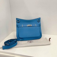 Hermes愛馬仕吉普賽Jypsiere34北方藍銀扣