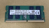 海力士(SK Hynix) 16GB DDR4 PC4-2400T 2RX8 記憶體 (雙面) 中古良品