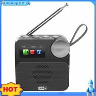 + FM Digital Radio 1.47inch Color Screen Wireless Bluetooth Player MP3 Music Player Speaker Supports