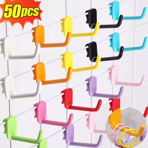 Metal Mesh Panel Hook Plastic Multi-Purpose Supermarket Display Racking Storage Hook Wall-mounted Ke