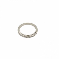 TIFFANY&CO 鑽石pt950forever7排鑽戒指