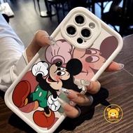 Walking Mickey Mobile Case For OPPO Reno 11F 11 8 7 5 Lite 8Z 7Z 6Z 5Z 5F Reno 6 8T 4G 10 Pro A94 4G 5G F21 Pro F11 F19 Pro 4G Back Cases Soft TPU Fall-proof Phone Casing