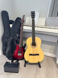 結他 + 電結他 + Roland Cube Lite