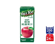 【Treetop】樹頂 100%純蘋果汁(200mlx24瓶)