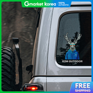 Kazmi | Kazmi Car Decal Sticker L Off-Road Aesthetic Camping Car Sticker
