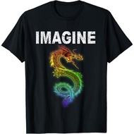 Shirt IMAGINE Fantasy Dragon Style T-Shirt Cotton Combed 24s: Comfortable, Stylish, and Premium Qual
