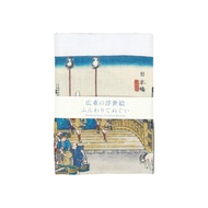 Yamamoto Jin Shoten (Official) Double Gauze Towel - Ukiyo-e Towel, The Fifty-three Stations of the T