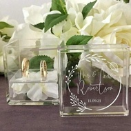 Q1q Acrylic Proposal Ring Box